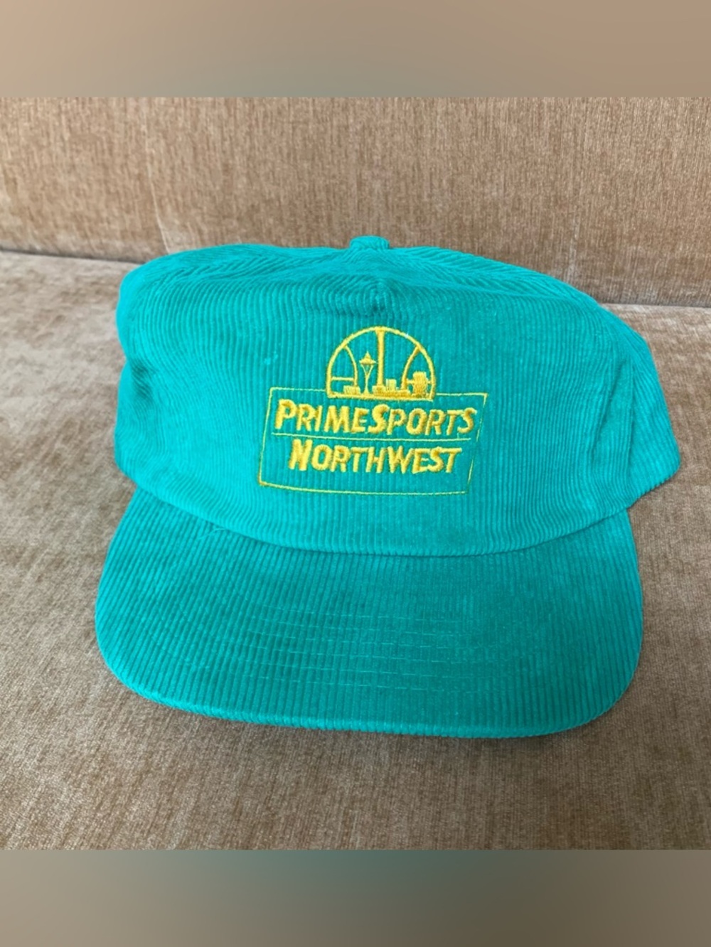 Prime sports Northwest Teal Corduroy Baseball Cap
